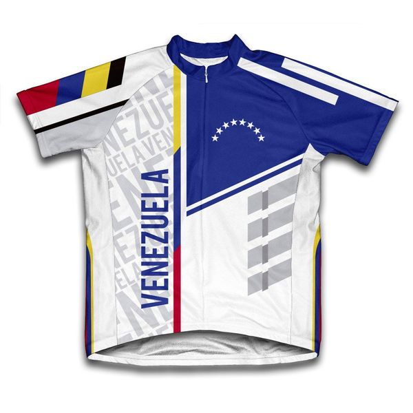 ScudoPro Venezuela Short Sleeve Cycling Jersey for Women - Size 3XL White