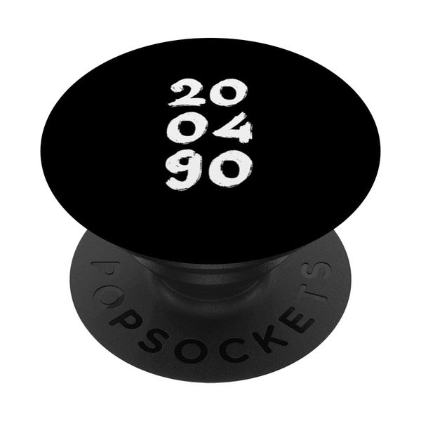 20.04.90 - Birthdate Design with Birth Day.Month.Year PopSockets Swappable PopGrip