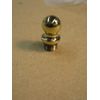 BALDWIN HINGE CAPS round top. BRASS. (4 pk).
