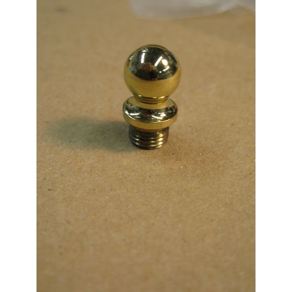 BALDWIN HINGE CAPS round top. BRASS. (4 pk).