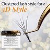 Ardell 3D Individuals Short Black False Lashes x 4 packs