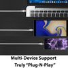 VOLT PLUS TECH USB-C/PD 4k HDMI Cable Compatible with Your Google Pixel 6 with Full 2160p@60Hz, 6Ft/2M Cable [Red, Thunderbolt 3 Compatible]