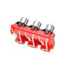 uxcell PCB Panel Mount 6 RCA Socket Female Jack Audio Video AV Connector Red 9pins 5Pcs