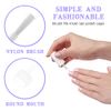 Beaupretty 200pcs Nail Polish Replacement Brush Gel Liquid Brushes Dipping Powder Brush for DIY Nail Art Home Salon