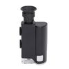 Pocket Microscope, 200x-240x Multifunctional Compact Portable Handheld Microscope UV Flashlight Wide Application ABS for Circuit Board Inspection