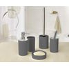 Ridder Touch Soap Dispenser, Poly Resin, Anthracite, 6.7 x 6.7 x 19 cm