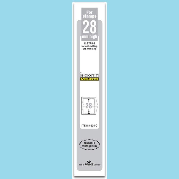 Scott or Prinz 28x215 Clear Stamp Mounts Scott # 924C