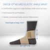 Core Products Elastic Ankle Wrap - Beige