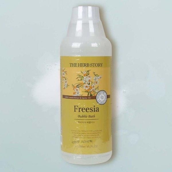 [Shinsegae Mall] The Herb Story Bath Bubble Bath Freesia 1000ml (WA4083A)