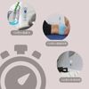 Hourglass, 3 Minutes, Children's Toothpaste, Time Management, Stylish, Timer, Kitchen, Unbreakable, Waterproof, Small (Blue)