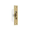 Kooples Hardware Sash Roller with Rectangular Plate Smooth Wheel Pulley for Timber Windows (Polished Brass)