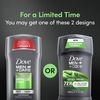 Dove Men's Antiperspirant Deodorant Stick Extra Fresh with 72-hour Sweat & Odor Protection with 1/4 Moisturizing Cream & Long-lasting Citrus scent 2.7 oz