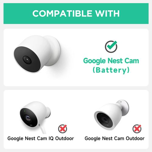 Ayotu Power Cable for Google Nest Cam Outdoor or Indoor, Battery(2nd Generation) 26FT/8M Weatherproof Charging Cable with Adapter for Nest Cam (Battery), 5V 2A Outdoor Charger Cable