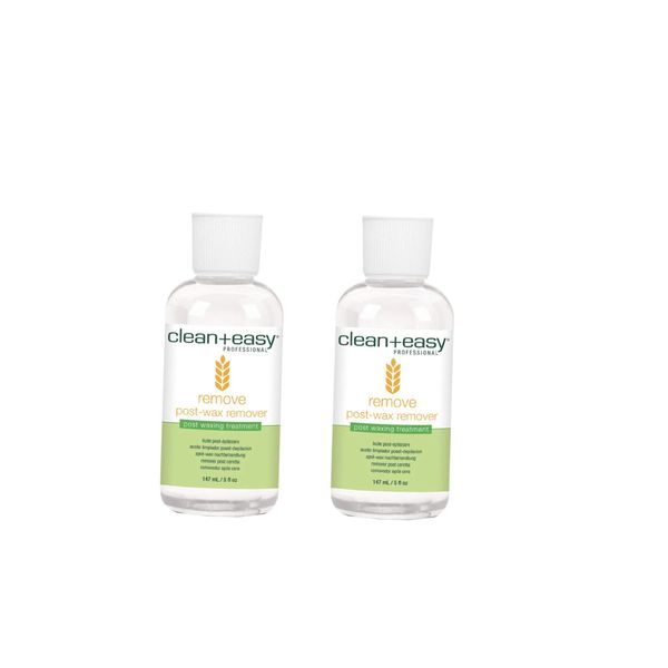 Clean + Easy Remove After Wax Remover for the Skin 5fl oz. 2 Pack. Vitamin A & E
