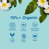 Coola Classic SPF 50 Face Sun Cream Lotion, 70 Percent + Organic Daily SPF Face Moisturiser, Vegan and Paraben Free Sunscreen, Natural White Tea, 50 ml