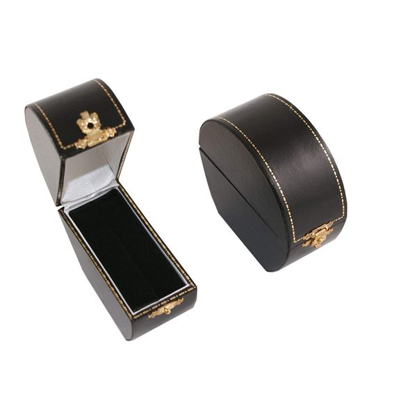 boxdisplays Black Leatherette Antique Style Upright Bangle Box (AQ-4BK)