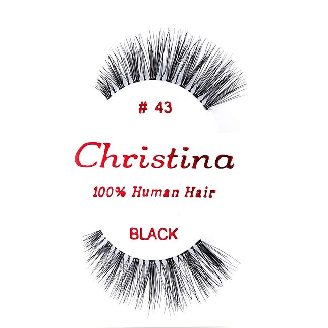 36 Packs Eyelashes - #43 by Christina