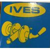 IVES Storm Door Lock #980 B5 Antique Brass