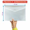 (𝟏𝟎𝟎 𝐏𝐜𝐬) A5 Pastel Document Wallet Storage Folder A5 Stud Wallets Assorted Colours Paperwork Wallets (100)