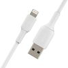belkin CAA001BT3MWH USB-A to Lightning PVC Cable (3m) White