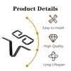TNBSGH 1 PCS Rain Chains Professional Rain Chain Gutter Adapter Drain Rain Chain Clip V-Shaped Rain Chain Hook for Gutter Downpipe Systems Rectangular