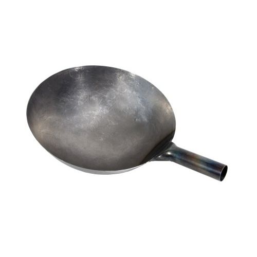 Town Food Equipment - 14"" Hand Hammered Steel Peking Wok