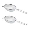Chef Aid Stainless Steel Rust Proof Strainer 18cm Diameter (Pack of 2)