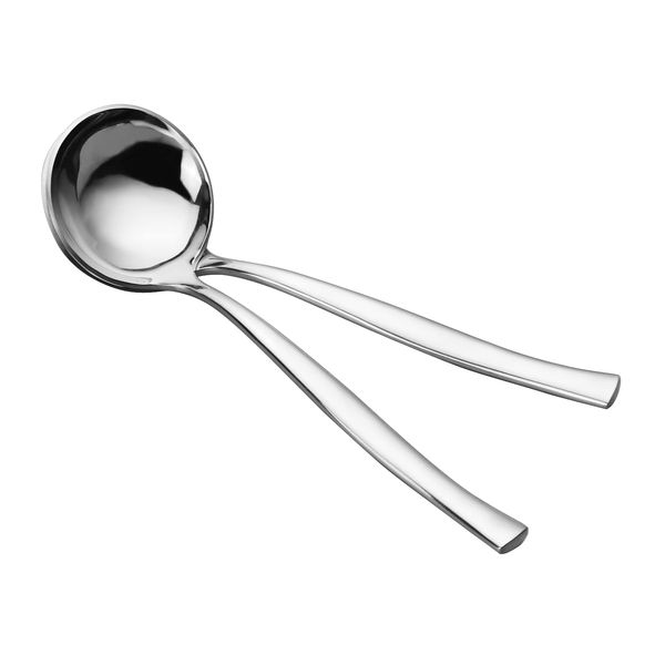 Yesdate Set of 6 Stainless Steel Soup Ladle Spoon, Kitchen Cooking Utensil Ladles