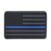 Condor Rubber Patch US Flag Thin Blue Line Black