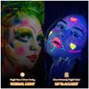 LOPHE Neon Liquid Eye Liner, 8 Colors Waterproof Smudgeproof Long Lasting Matte Eyeliner Set, Colorful Fluorescent Rainbow Eyeliner, Glow In UV Liner Pen, Eye Face Paint Makeup for Daily Halloween