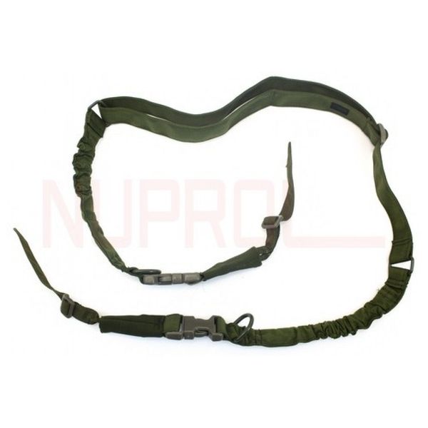 Nuprol Two Point Bungee 1000D Sling, Olive Drab