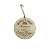Ornament - Worlds most Awesome Catan Player - Raw Wood