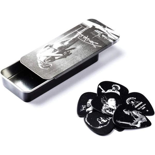 DUNLOP JHPT05H 12 PICKS TIN BOX JIMI HENDRIX HEAVY