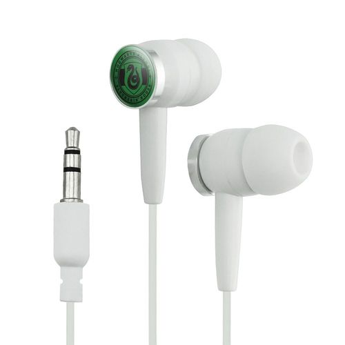 GRAPHICS & MORE Harry Potter Slytherin House Badge Novelty in-Ear Earbud Headphones - White