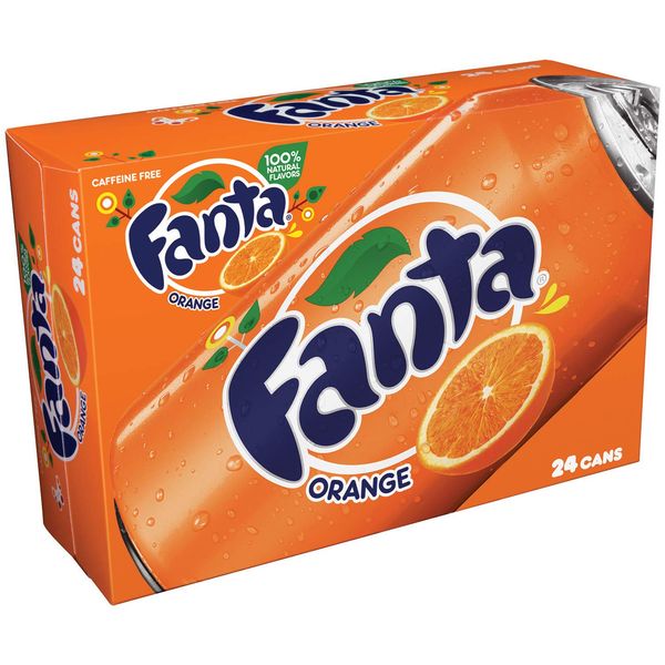 Fanta Orange Flavor (24 x 12 Fl OZ), 288 Fluid Ounce