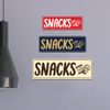 Signs ByLITA Standard Snacks Sign (Blue) - Small