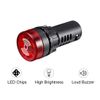uxcell 5Pcs Red Light with Buzzer AC/DC 12V, 22mm Panel Mount Flashing Alarm, for Electrical Control Panel, HVAC, DIY Projects