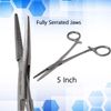 5" Straight OR Grade Hemostat Forcep Locking Clamp Stainless Surgical Instrument