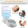 3.5L  Automatic Pet Cat Dog Gravity Waterer Pet Water Dispenser Self-Dispensing