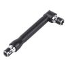 Akozon Hex Socket Wrench L-Shape, 1/4 Inch Double Head Torque Wrench for Screwdriver Bits Hand Tool