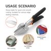 TOWOT Miter Shears, Angle Mitre Shear Cutter, Multifunctional Trunking Shears for Angular Cutting