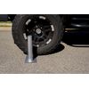 Flagpole-To-Go Tire Mount for Large Diameter Portable Flagpole