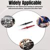 Aofan 1 Pair Red/Black Multimeter Universal Probe Test Pin 1mm, 4mm Socket for Banana Plug, Piercing Needles,Plug Socket Insulated,Quality Material,600V/1A