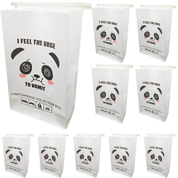 fogman Etiquette Bags for Dissipation, Kids, Car Sickness, Seasickness, Trash Bags, Portable, Travel, Set of 10