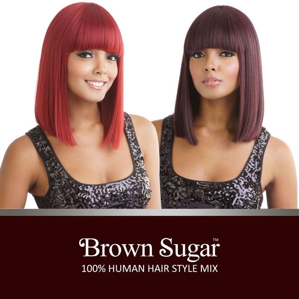 ISIS Human Hair Blend Wig Brown Sugar BS136 (2)