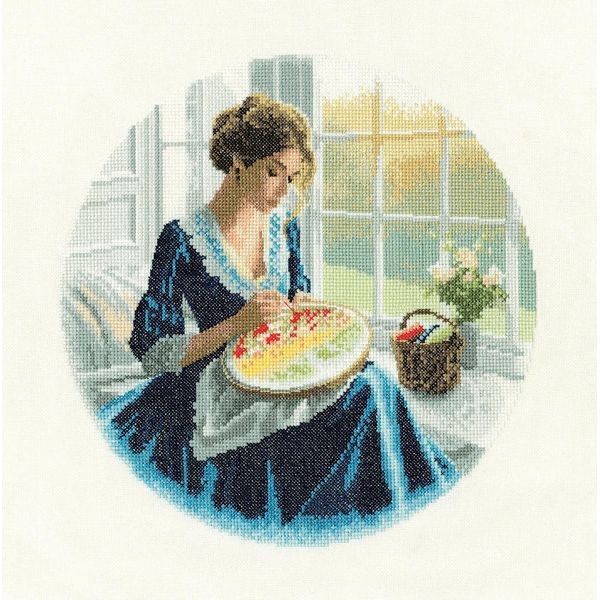 Heritage Crafts Cross Stitch Kit - Annabel - John Clayton Elegance - Ailsa - Evenweave
