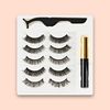 SILashes False Eyelashes, Black Strip Lashes, Lightweight Reusable, 5 Pairs