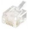 Equip Modular Plugs Western 6P6C RJ12 Pack of 100