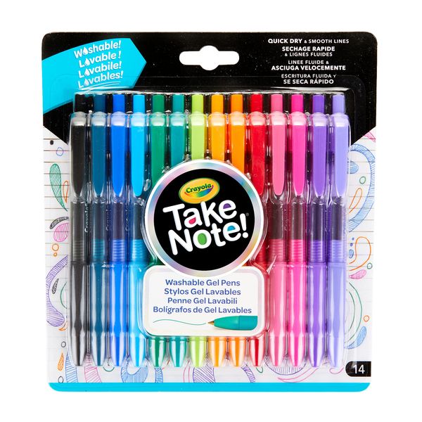 CRAYOLA Gel PENS 14/PKG, Assorted, Count (Pack of 1)