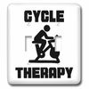 3dRose Funny Cycle is Therapy Spin Cycle Spin Class Indoor... - Light Switch Covers (lsp_350327_2)